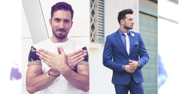 Rafał Maślak pokazał zdjęcie sprzed 7 lat. "Mój cherlawy wygląd był wynikiem choroby, przez którą schudłem 20 kg"