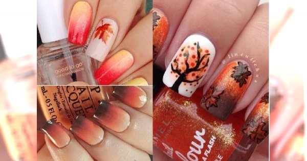 Jesienny ombre manicure 2018: Przed tobą przegląd najpiękniejszych propozycji