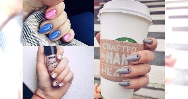 Manicure 2017: paznokcie z kropką - mała rzecz, a cieszy. Zobacz propozycje na "dots nails"!