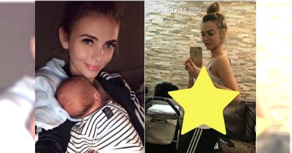 Marcela Leszczak pokazała brzuszek 6 dni po porodzie! "4 dzień siłowni"