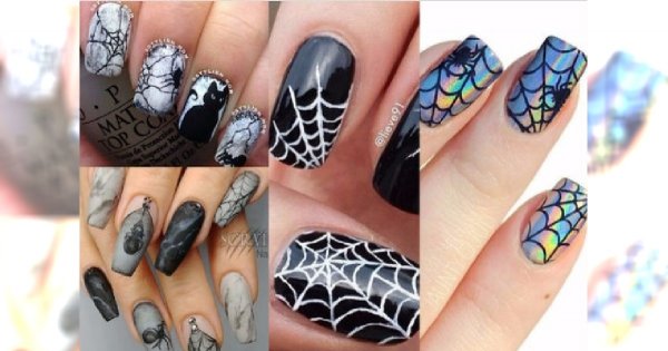 Manicure na Halloween 2017: paznokcie z pajęczyną. Hit na imprezę!