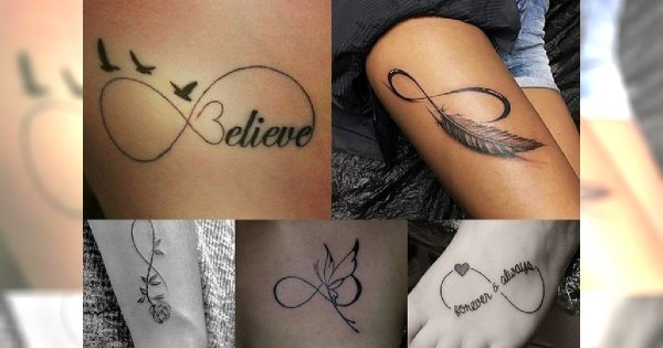 20 pomysłów na tatuaż z symbolem nieskończoności - infinity tattoo w najlepszych odsłonach