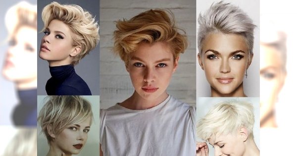 Najmodniejsze krótkie cięcia dla blondynek - galeria