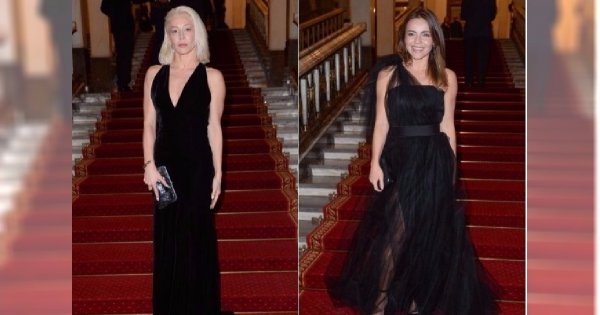 Edyta Herbuś czy Katarzyna Warnke? Która wyglądała lepiej w czarnej wieczorowej sukni?