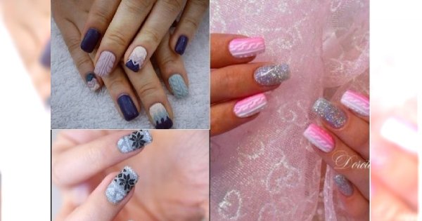 Manicure 2017: Paznokcie sweterki-ombre. Co wyjdzie z połączenia dwóch najgorętszych trendów?