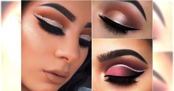 Makijaż cut crease i złota kreska - dwa wielkie trendy karnawału 2018