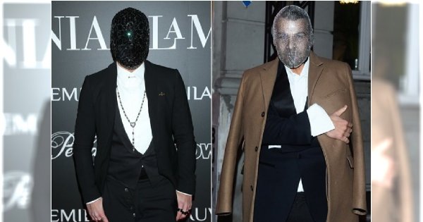 Piróg i Woliński w maskach na imprezie La Manii ...