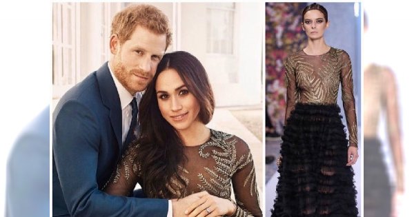 Meghan Markle na sesji zaręczynowej miała piękną suknię. Jej CENA POWALA