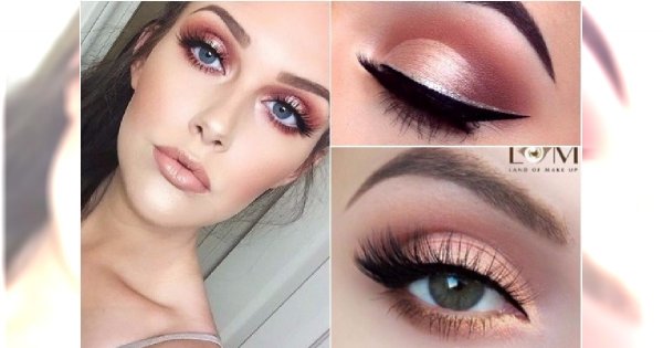 Makijaż rose gold - propozycja na święta dla wielbicielek subtelnego rozświetlenia