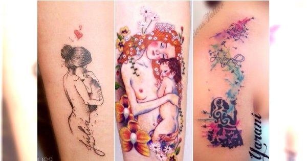 Tatuaż dla mamy - urocze wzory z imieniem dziecka, symbolem nieskończoności i heartbeat