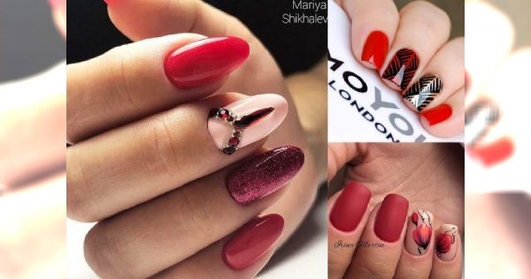 Najlepsze pomysły na czerwony manicure, który nigdy nie wyjdzie z mody - galeria