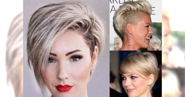 Modne fryzury krótkie dla blondynek - galeria