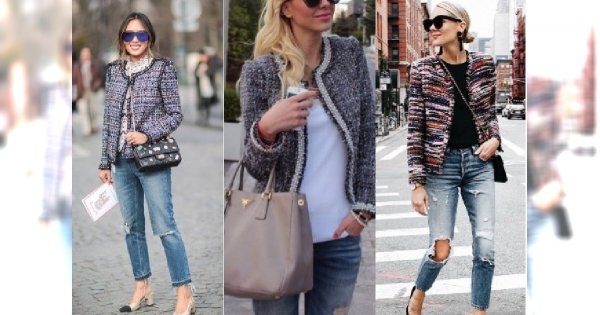 Pudełkowy żakiet jak od Coco Chanel będzie hitem wiosny 2018! Zobacz, z czym go nosić!