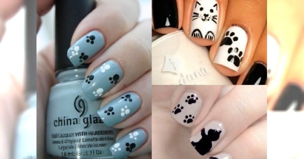 Manicure z odciskiem kocich łapek to najlepsze, co dziś zobaczycie! Przesłodkie!