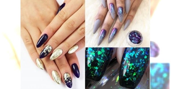 Manicure 2018: Chrome flakes effect to hit na rynku! Zobacz, jak wygląda na paznokciach