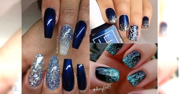 Manicure 2018: zimowy niebieski manicure. W numerze 3 się zakochasz!