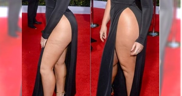 Gwiazdka pokazała się w takiej sukni! "Niech żyje cellulit!". Hot or not?