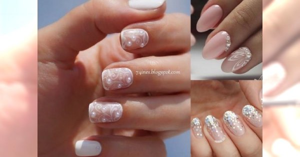 Ślubny manicure - przegląd subtelnych i modnych propozycji na rok 2018