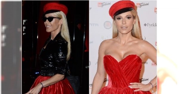Doda na Telekamerach zachwyciła stylizacją. CZERWONA SUKIENKA - SZTOS! Fani dopytują: "Od kogo takie cudo?"