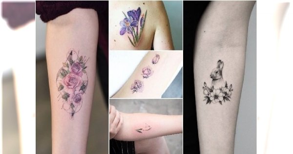 Małe i urocze tatuaże z wiosennymi motywami. DUŻO WZORÓW inspirowanych naturą!