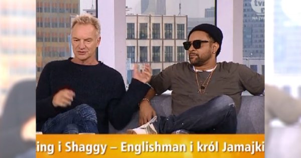 Shaggy i Sting przyjechali do Polski! Rano gościli w TVN, wieczorem wystąpią na gali Empiku!