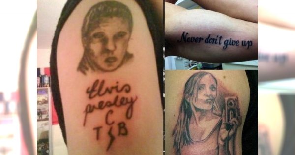 Najbardziej nieudane tatuaże, jakie kiedykolwiek powstały - nr 10 to prawdziwy absurd