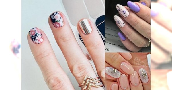 Wiosenne inspiracje na kwiecisty manicure - top 20, która robi wrażenie
