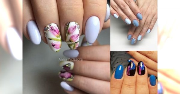 Blue nails 2018 - najpiękniejsze stylizacje paznokci na ten rok