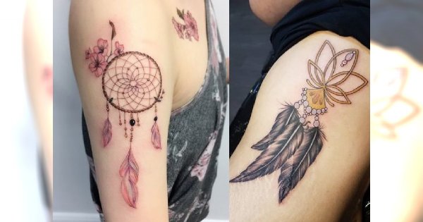 Tatuaż łapacz snów – galeria modnych pomysłów 2018