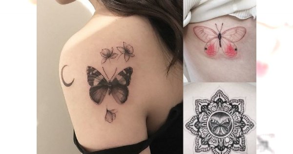 Tatuaż motyl - top 20 najpiękniejszych pomysłów