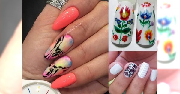 Kolorowy manicure na wiosnę - galeria zachwycających trendów