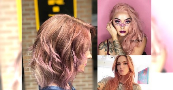 Koloryzacja ROSE GOLD - stylowe propozycje dla brunetek i blondynek!
