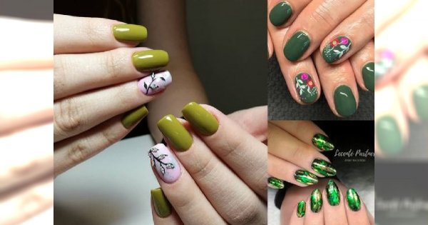 Green manicure - 20 pomysłów na wiosenną stylizację paznokci