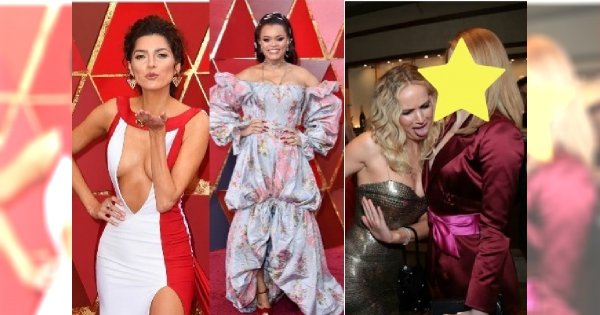Oscary 2018: To dopiero parada dziwności! Zobaczcie NAJGORSZE KREACJE GWIAZD. Największe zaskoczenie to ona