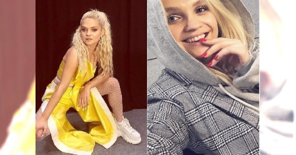 Margaret tarza się w piasku w kostiumie, którego prawie nie widać. Hot?