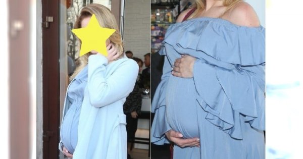 Ciężarna gwiazda pokazała brzuszek! Poród zbliża się wielkimi krokami