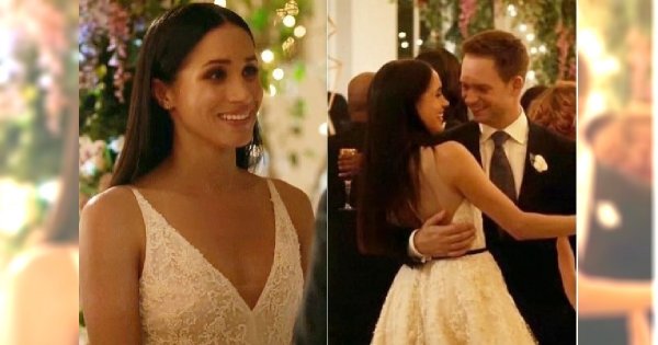 Meghan Markle wzięła ślub! Zobaczcie, jaką miała SUKNIĘ ŚLUBNĄ... w serialu!