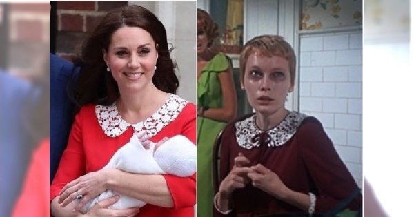 Księżna Kate jak Mia Farrow w "Dziecku Rosemary"! Wpadka?