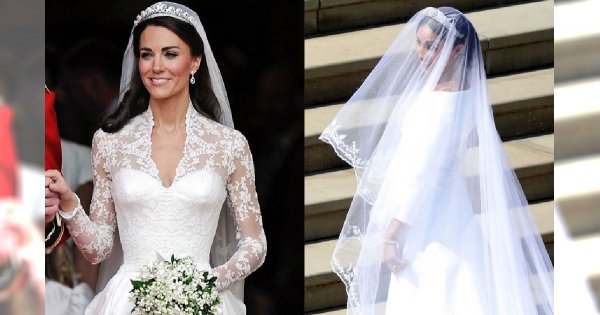 Suknie ślubne Meghan i Kate. Która księżna prezentowała się lepiej?