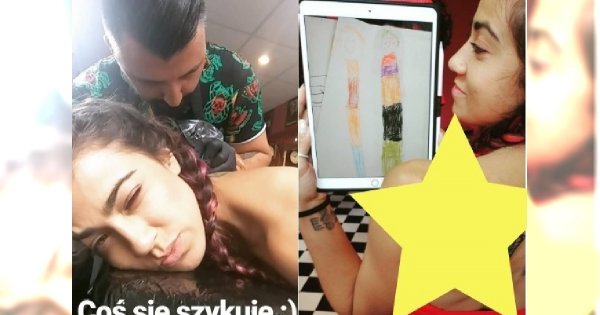 Maja Hyży wytatuowała sobie na plecach... RYSUNEK SWOICH DZIECI! "Kto z was by się na to odważył?"