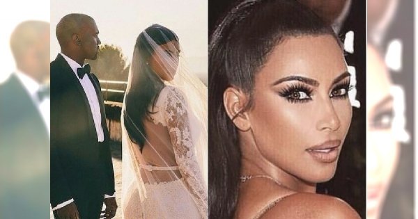 Kim Kardashian pokazała NIGDY NIEPUBLIKOWANE zdjęcie ze ślubu z Kanye Westem!