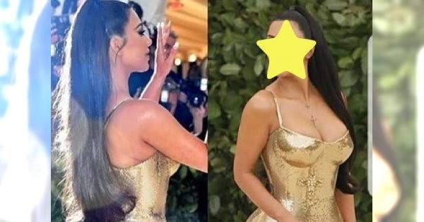Kim Kardashian na Met Gali wyglądała ZUPEŁNIE INACZEJ! Czy to tylko zasługa makijażu?