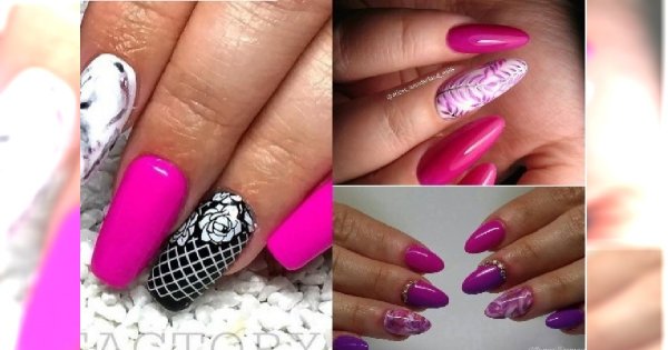 Manicure 2018: Fuksjowe paznokcie to soczysta propozycja na wiosnę i lato! Te propozycje skradną twoje serce