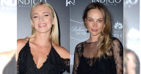 Barbara Kurdej-Szatan i Weronika Książkiewicz w seksownych czarnych koronkach. Która lepiej?