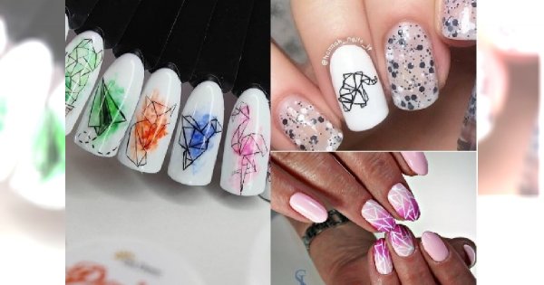 Manicure 2018: Geometric nails na wiosnę i lato! Zobacz najnowsze propozycje!