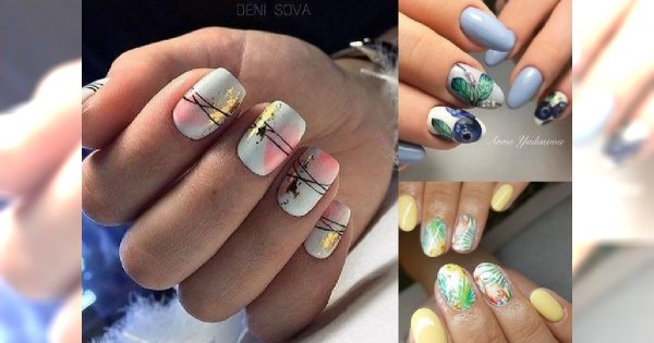 Letni manicure, jak z najlepszych salonów - śliczne zdobienia, którym ciężko się oprzeć!