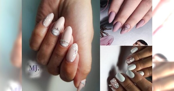 Ślubny manicure 2018/2019 - najpiękniejsze pomysły z sieci
