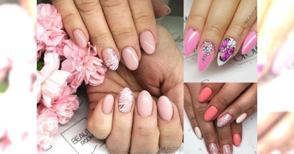 Ultrakobiecy manicure we wszystkich odcieniach różu - pudrowy, malinowy, koralowy i inne