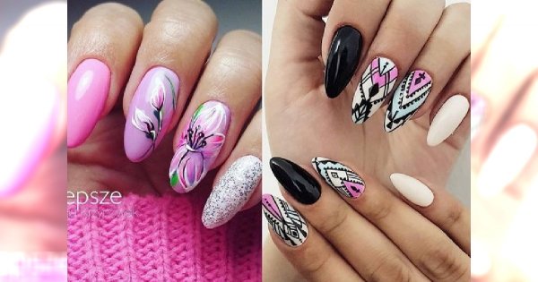 Letnie hybrydy z modnymi wzorkami – 20 pomysłów na manicure