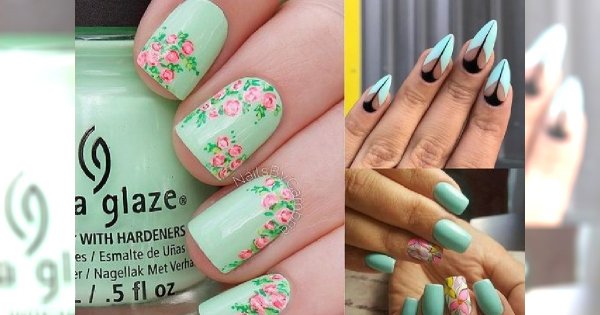 Miętowy manicure znów na topie! 22 pomysły na orzeźwiającą stylizację paznokci